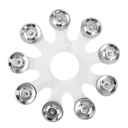 Yardwe Percussion Musical Instrument Accessory Kit Drum Cymbals Tambourine Mount Snare Drum Bell for Adults