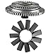 Engine Cooling Fan Clutch + Fan Blade Replacement for BMW E36 E46 E53 E34 E32 E39 323i 325i X5 Z3 528i