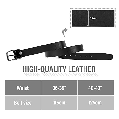 NEWHEY Cintura Uomo Pelle Reversibile Cinta Uomo