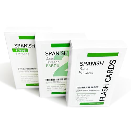 Pat's Flash Cards 150 Essential Spanish Phrases Bundle