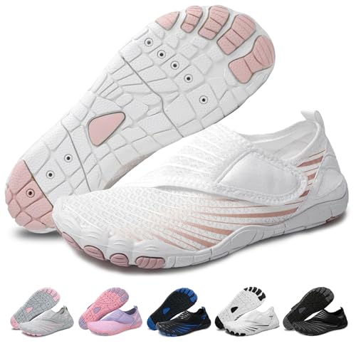 Bewenoo Barefoot Shoes Women Men Footwear Healthy Wide Toe Box Zero Drop Lightweight Breathable Non-Slip Quick-Dry Water Shoes Comfortable Swimming Surfing Running Hiking Walking Sneakers Unisex