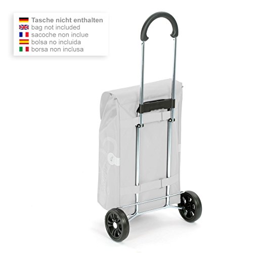 Andersen Shopper Scala Stahl mit Rad Ø 15 cm und 41 Liter Tasche Kira mit Kühlfach grau – Bild 8