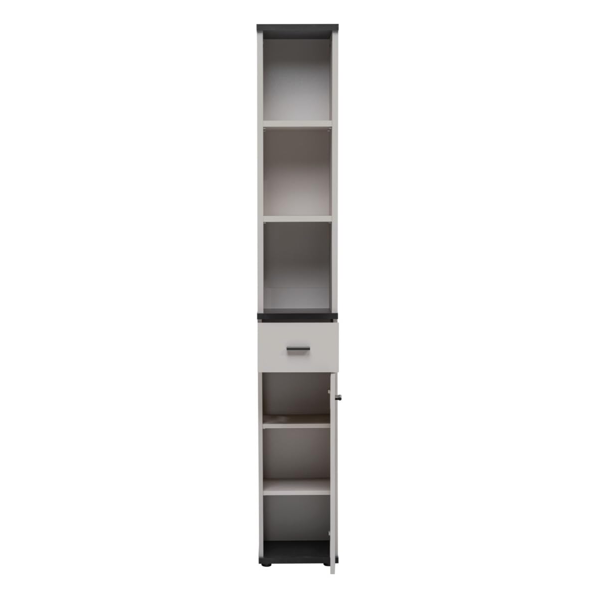 Paris Prix Ensemble Vestiaire Rembourré 3P Hugo 90cm Gris & Noir