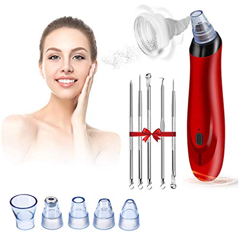 VGROUND 5- in-1 Limpiador de Poros, Eléctrico Eliminador de Puntos Negros y Espinillas con 3 Niveles de Succión Ajustables para El Acné Limpieza de Poros Aspirador Cover