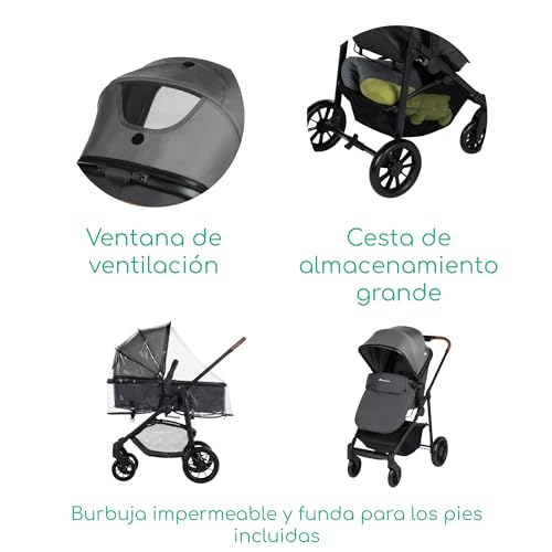 Variante de Bebeconfort carrito bebe Haze Trio Tinted Stone