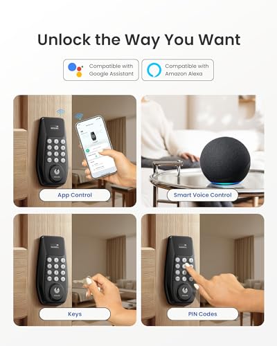 DESLOC C100 Plus WiFi Smart Door Lock with Keypad, Visual Display - image 2