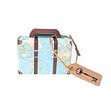 Cajas Regalo Carton 10/20/50 Uds Mini maleta de viaje caja dulces Papel Kraft Chocolate Favor regalo bolsa embalaje decoración fiesta cumpleaños boda(Style 1,20pcs)