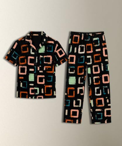 Image of 3BROS Unisex Pure Cotton Short Sleeve Kids Night Dress for Boys & Girls Nightwear /Sleepsuit /Sleepwear /Loungewear Night Suit for Boys and Girls Top and Pyjama Combo Set