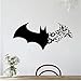 Ziruixiong Arrivée Halloween Batman Série Stickers Muraux Creative Sculpté Pvc Stickers Muraux Pvc Étanche Décoration Salon 27 * 57 Cm