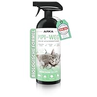 Enzymreiniger Katzenurin 750 ml – extrem stark gegen Katzenpipi, Uringeruch und Flecken – biologisch, tierfreundlich, geruchsneutralisierend – für Sofa, Teppich, Textilien, Auto, Katzenklo – Pipi-Weg