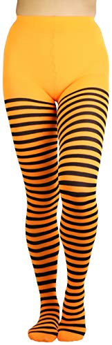 Image of ToBeInStyle Women's Nylon Horizontal Striped Tights