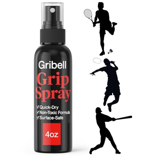 Sports Hand Grip Spray (4oz) Anti-Slip Grip Spray for Football,Tennis,Basketball Pole Dancing, Golf, Sweat-Proof Formula Enhances Traction on Hands, Gear