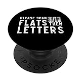 Bitte scannen Sie Wohnungen, dann Briefe Postdienstleister PopSockets mit austauschbarem PopGrip