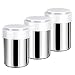 Powdered Sugar Shaker With Lid-3Pack, Stainless Steel Mesh Powder Shaker Duster