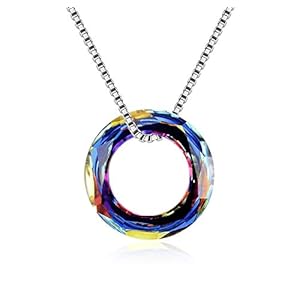 AOBOCO Sterling Silver Eternal Love Neck...