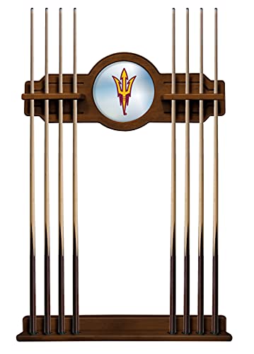 Holland Bar Stool Co. Arizona State Cue Rack in Chardonnay Finish with Pitchfork Logo