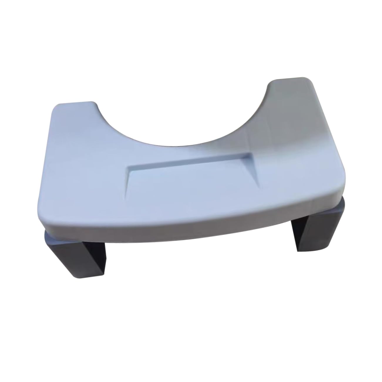 Cabilock Thicken Toilet Stool Anti-Slip Boys and Girls Footstool for Bathroom Adults Made of Pp Compact Design Easy Installation