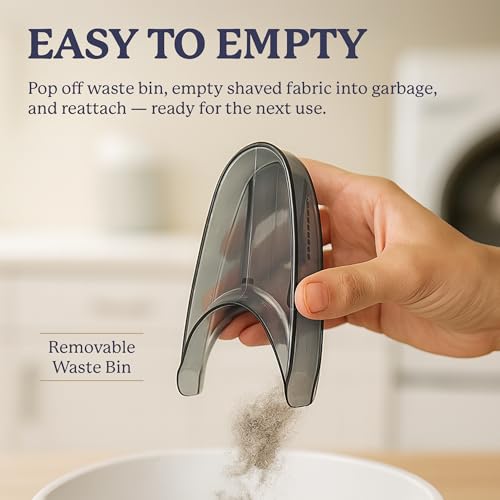 Image of Farberware Fabric Shaver & Lint Remover for Clothing, Large, Triple Blade