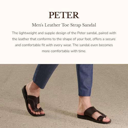 Peter - Leather Toe Strap Sandal - Mens Sandals2