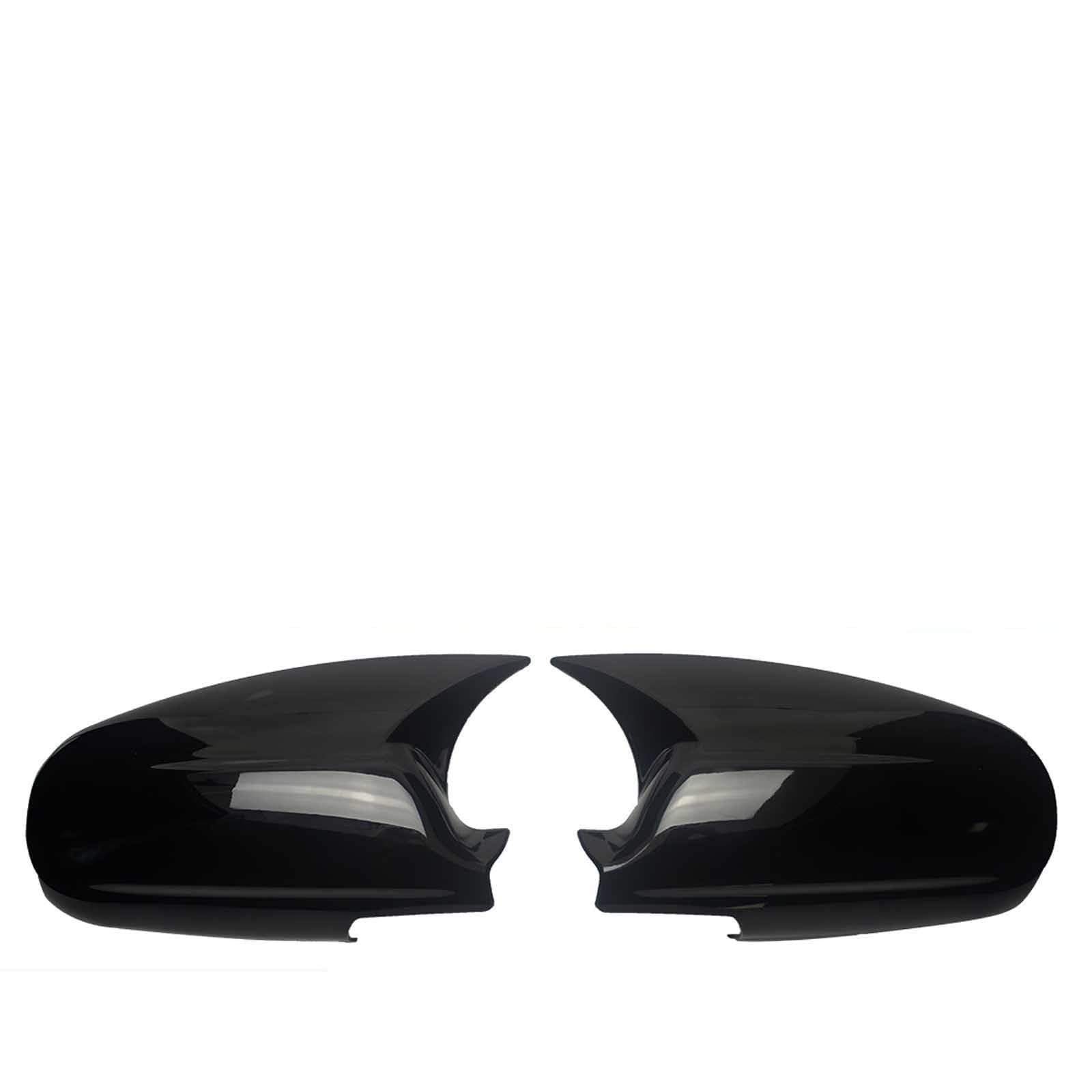 PAPEP Door Mirror Cover Caps for Civic 1996-2001, Left Right Side Wing Rearview Mirror Cover Lid 2 Pieces Exterior Styling Accessory,Carbon fiber texture