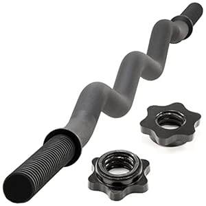 MAXXIVA Curlstange 120 cm SZ-Hantelstange mit Sternverschlüssen