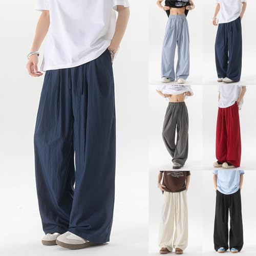 Pantalon confortable coupe ample en version longue pour l'été masculin - 2