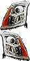 For Cadillac Srx Headlight 2010 2011 2012 2013 2014 2015 2016 Driver and Passenger Side Headlamp Assembly Replacement