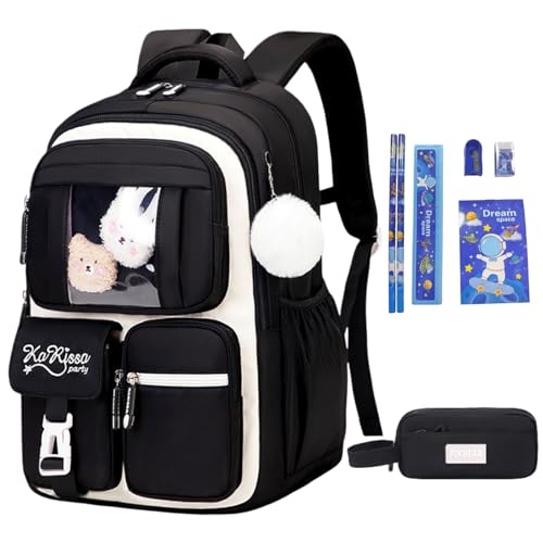 Image of Girls Backpack Kids Backpack for Girls Kawaii Ita Kids School Bookbag for Teen Elementary Middle School