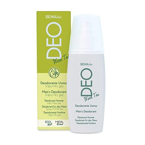 Bema Bio Deo Wood Tea Men’s Natural Deodorant No Gas Spray