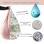 LPMOERA 3FT Bean Bag Chairs for Kids/Teens with Memory Foam Filling Bean Bag Sofa with Handle Ultra Soft Washable Corduroy Fabric Lazy Sofa for Living Room Bedroom College Dorm Pink - Image 4