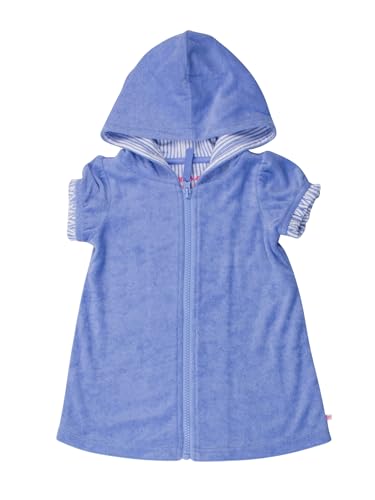 Image of RuffleButts Girls Terry Knit Full-zip Swim Cover-up - Swim Cover-Up