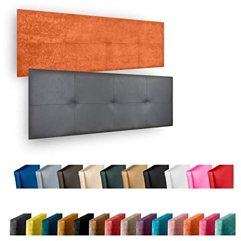 Cabecero de Cama Modelo CÁCERES tapizado en Polipiel Azahar de 180 cm Cover