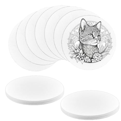 Azulejos de papel blanco OLYCRAFT de 4.7 pulgadas para acuarela y dibujo