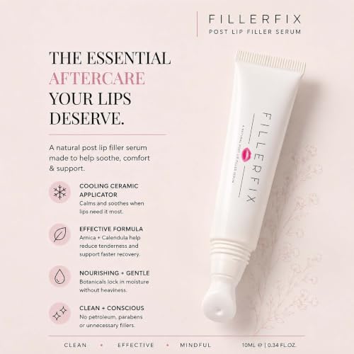 Arnica Lip Balm for Lip Filler Aftercare, Botanical Post-Injection Care, Cooling Ceramic Applicator, with Calendula, Jojoba, Argan & Castor Oils Alternate view