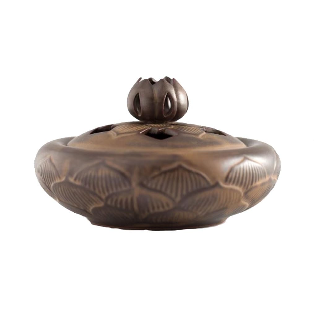Petit brûleur d'encens en céramique pour bois de santal et yoga