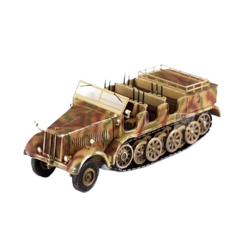 Véhicule militaire SD.Kfz.8 1/72 en métal avec remorque et canon 88 collection