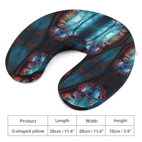 Almohada cervical de memoria tamaño único en forma U miniatura 2
