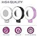 Bloame Magnetic Selfie Light, 2025 New 3-in-1 Magnetic Beauty Selfie Light for Phones, LED Selfies Ring Fill Lights, 360° Foldable Fill Lights, 3 Adjustable for Photography & Video Calls(Pink-2 Pcs)