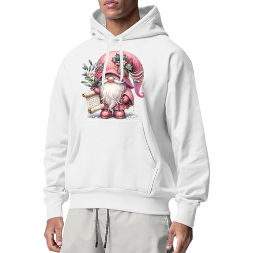 Christmas Hoodies for Men Novelty Funny Santa Xmas Hoodie Ugly Christmas Sweatshirts Graphic Pullover Tops Loose Shirts2