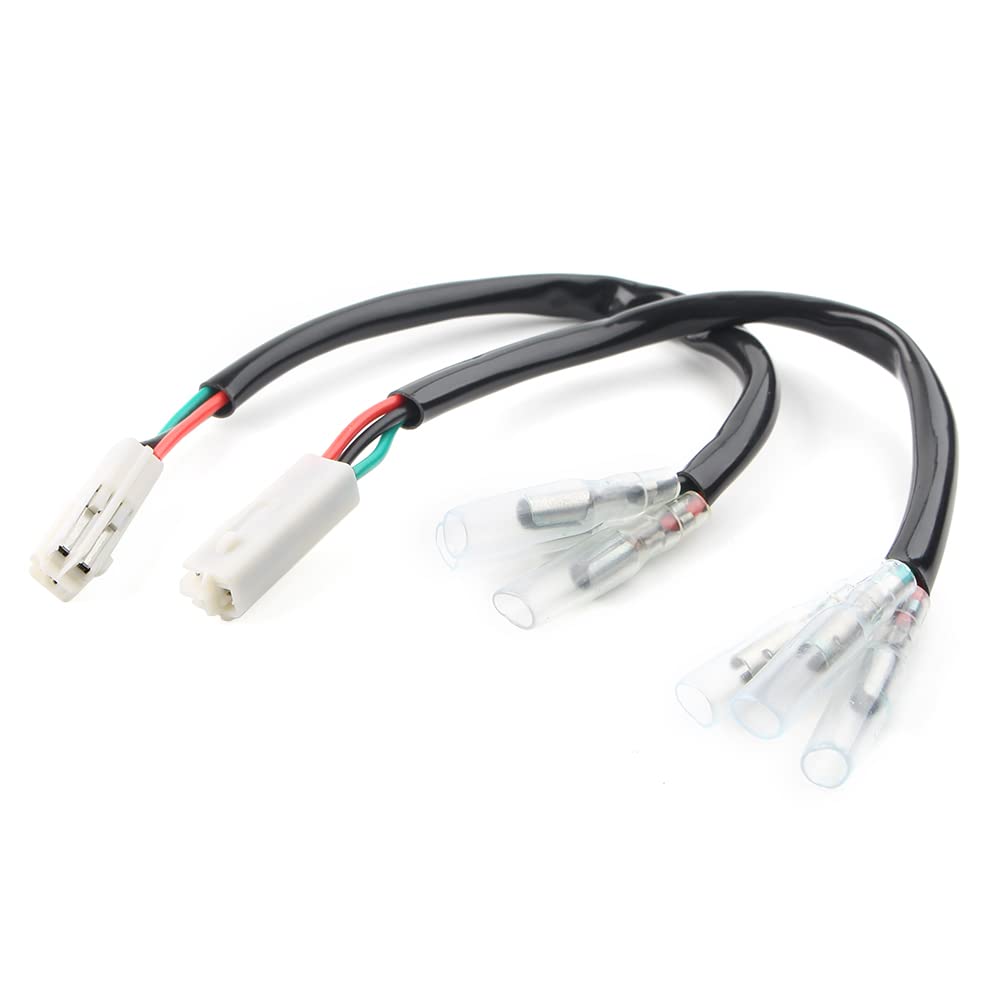 SIKUAI Plug and Play Adapter 3 Wire Turn Signal Connector Turn Signal Wiring Harness for HONDA CBR600RR CBR1000RR