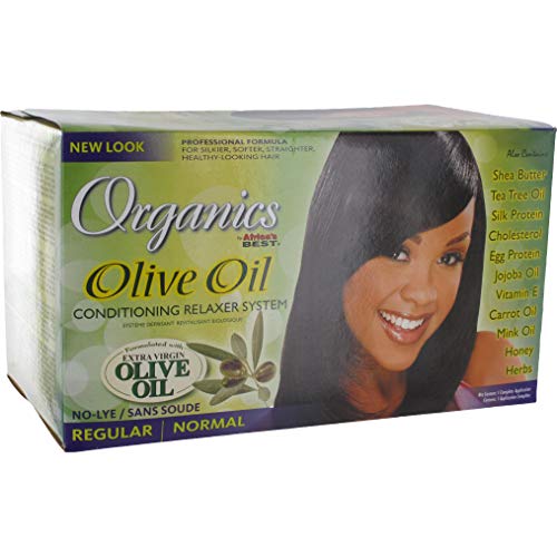 Organics, Olive Africa's Best, Organic Olive Oil Conditioning Relaxer Kit, Regular