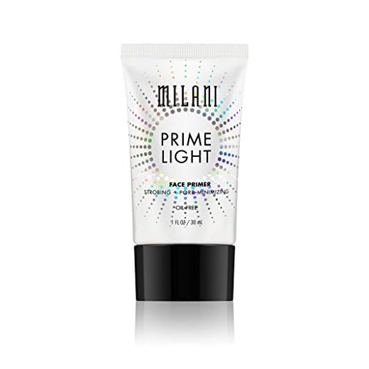 Milani Prime Light Strobing + Pore Minimizing Face Primer - Vegan, Cruelty-Free Face Makeup Primer to Color Correct Skin & Reduce Appearance of Pores