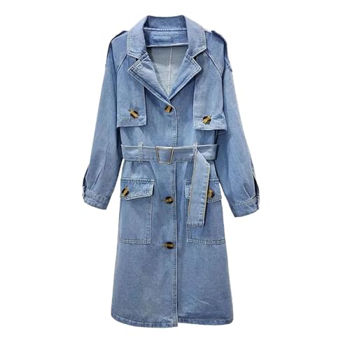 ジャケット・アウター Ameri / FAKE LAYERED DENIM LONG COAT Ameri（アメリ）の「FAKE LAYERED DENIM LONG COAT（デニム
