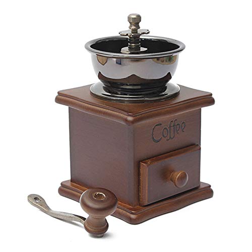 CGOLDENWALL Molinillo de grano de café portátil Molinillo de rebabas de grano de café manual pequeño molinillo de café… - Imagen 4