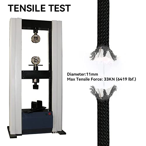 Seamus Static Climbing Rope 11Mm Repeling Rope 90M (300 Ft) Safety Static Line For Rock Climbing, Outdoor Survival, Tactical Rescue Rope, Mountain Grade Rope Uiaa Certified #TOP4