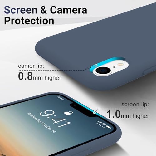 Image of VONZEE Anti Scratch Semi Translucent Cover for iPhone XR Case, Premium PC + TPU Phone Cases Drop Proof, Slim Anti Yellowing Never Yellowing Shockproof