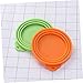 Toddmomy 2pcs Silicone Pet Food Can Covers Food-Grade Silicone Lids Airtight Seal for Standard Cans Easy to Use Reusable Orange and Green