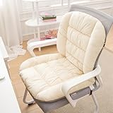 UEncounter Desk Chair Cushion Office Chair Cushion Seat Cushion with Back Support Integrated Pad with Fixed Band for Sedentary Individuals