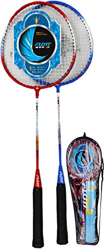 YoungLA Badminton Rackets for Adults and Kids | Premium Quality 12 Shuttles