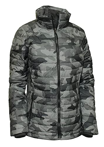 Columbia Women's White Out ll Omni Heat Jacket Puffer (X-Large, Camo Grey 011)